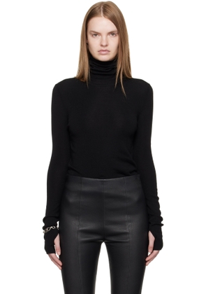 R2W Black Scott Turtleneck