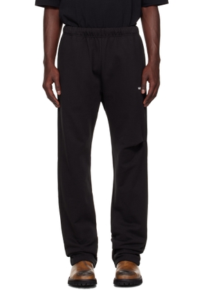 We11done Black Logo Wide Jogger Sweatpants