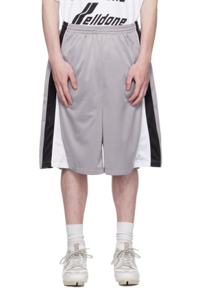 We11done Gray Se11done Track Shorts