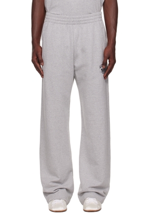 We11done Gray Collegiate Sweatpants