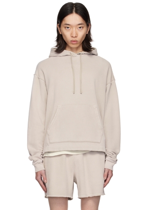 John Elliott Taupe Skeptic Hoodie