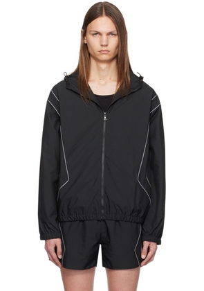John Elliott Black Paneled Anorak Jacket