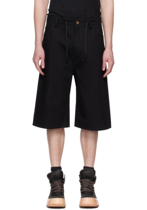 A DICIANNOVEVENTITRE Black Mark Denim Shorts