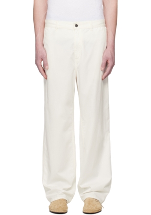 The Row White Sankuro Trousers
