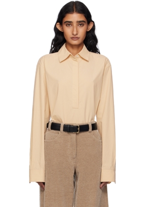 The Row Beige Margan Shirt