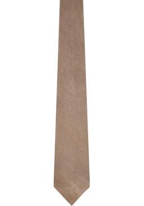 colbo Taupe Leather Tie