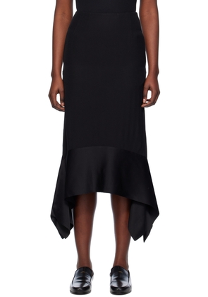 TOTEME Black Sash Maxi Skirt