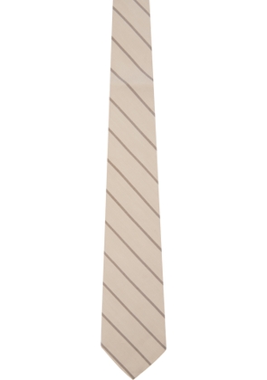colbo Beige Striped Tie
