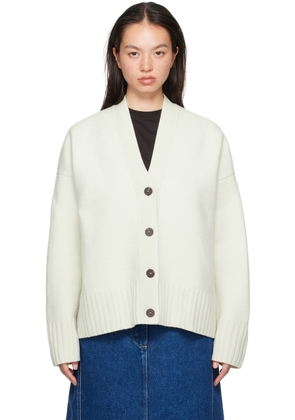 Studio Nicholson SSENSE Exclusive Off-White Sake Knit Cardigan