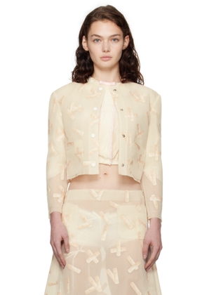 Ashley Williams Off-White Bandaid Jacket