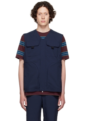 WOOD WOOD Blue Victor Vest