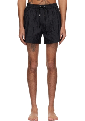 Paul Smith Black Shadow Stripe Swim Shorts
