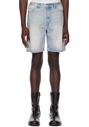 Courrèges Blue Sailor Denim Shorts