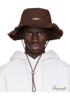 JACQUEMUS Brown 'The Artichaut' Bucket Hat