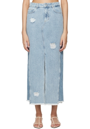 Holzweiler Blue Louisa Denim Maxi Skirt
