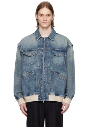 Golden Goose Blue Washed Denim Jacket