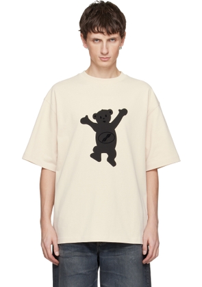 We11done Off-White Logo Teddy T-shirt
