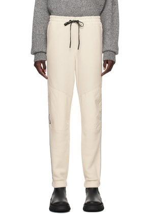 Moncler Grenoble Off-White Reflective Stripe Lounge Pants