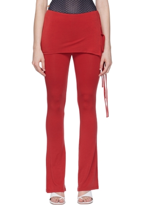 Miaou Burgundy Kali Lounge Pants