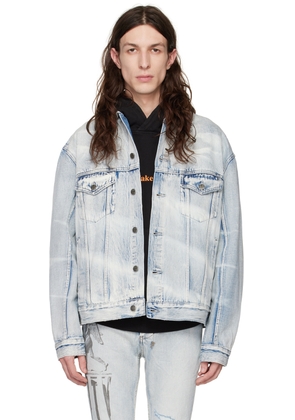 Ksubi Blue Oh G Elektrik Denim Jacket