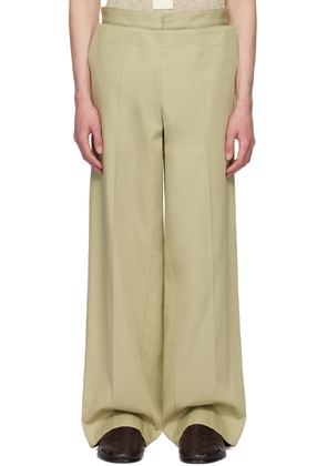 Bottega Veneta Beige Layered Trousers