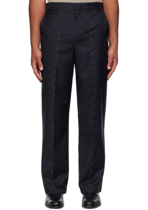 SONIA CARRASCO Navy Fundamental Trousers