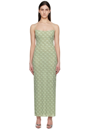 Miaou Green Thais Maxi Dress