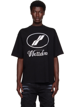 We11done Black 'WE11DONE' Logo T-shirt