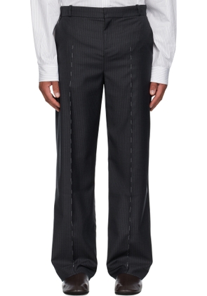 SONIA CARRASCO Gray Fundamental Trousers