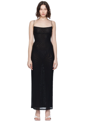Miaou Black Thais Maxi Dress