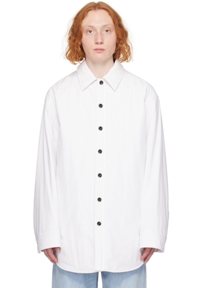 Bottega Veneta White Insulated Jacket