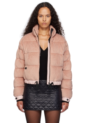 Moncler Grenoble Pink Ayse Short Down Jacket