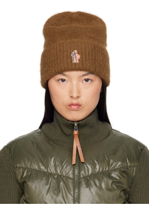 Moncler Grenoble Brown Alpaca & Wool Beanie