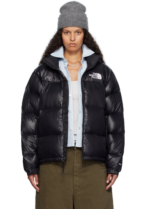 The North Face SSENSE Exclusive Black 1996 Retro Shine Nuptse Down Jacket