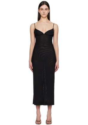 Miaou Black Florence Midi Dress