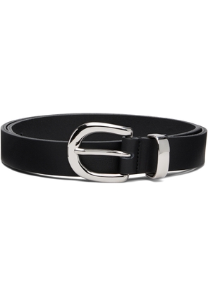 Sunflower Black Simple 2.5cm Belt