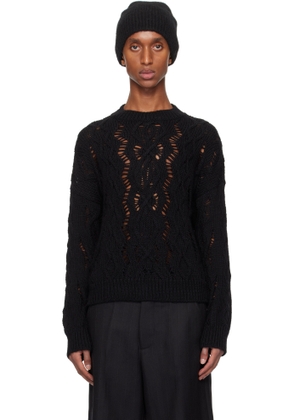 OUR LEGACY Black Cable Sonar Sweater