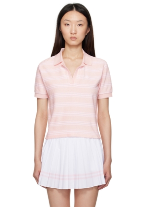 Sporty & Rich Pink 'SRC' Terry Polo