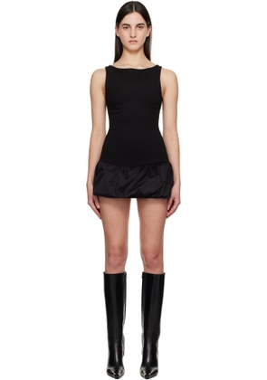 Miaou Black Pamela Minidress