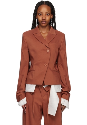 Ottolinger Orange Fitted Reversible Blazer