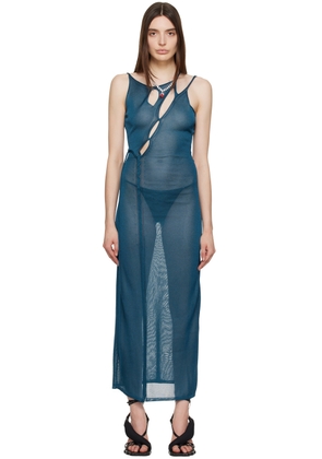 Ottolinger Blue Strappy Maxi Dress