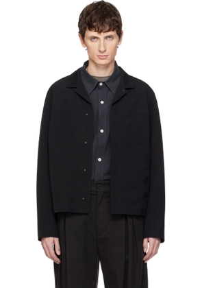 Veilance Black Voronoi Wool Jacket