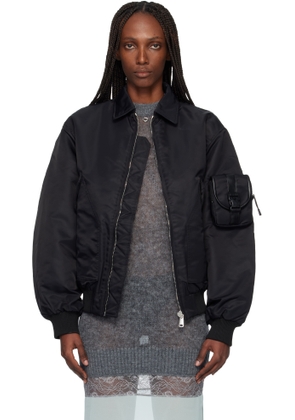 Coperni Black Technical Bomber Jacket