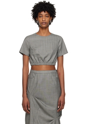 ADER error Gray Flut T-Shirt