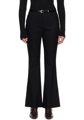 LE17SEPTEMBRE Black Flare Western Belt Trousers