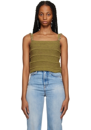 ADER error Green Montblanc Tank Top