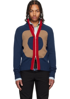 Edward Cuming Navy Vortex Window Jacket