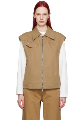 ADER error Beige Poel Reversible Vest