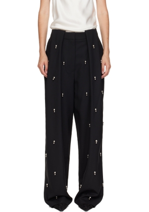 Stella McCartney Black Sphere Embroidered Balloon Trousers