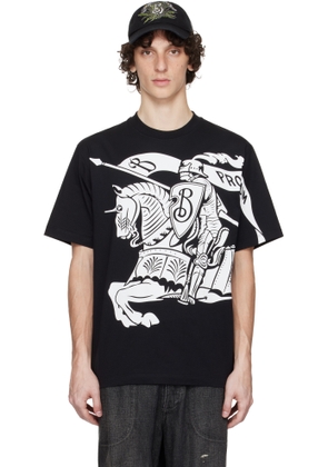 Burberry Black EKD Cotton T-shirt
